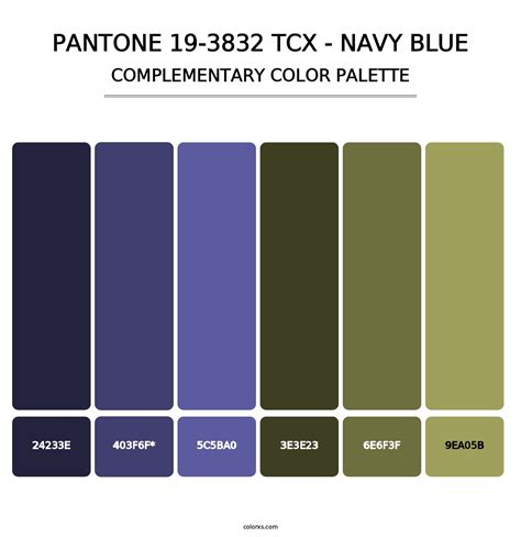 navy blue complementary colours